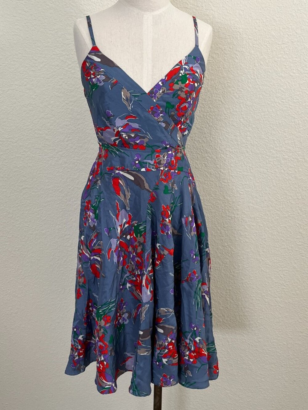 10 Crosby Derek Lam Silk Floral Midi Dress
